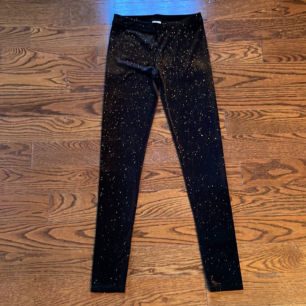 Crewcuts Velvet Sparkle Leggings 14